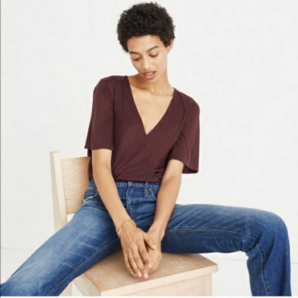 Madewell Wrap Front Bodysuit